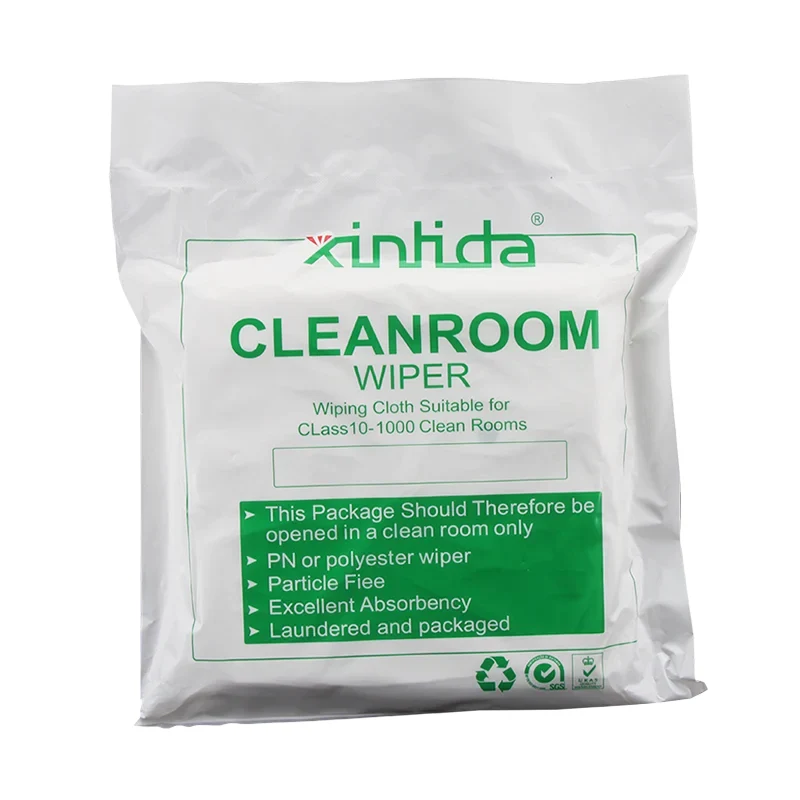 برف پاک کن های پلی استر نبافته Cleanroom 6x6